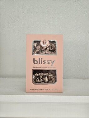 NWT/New In Box- Blissy Mulberry Silk Scrunchies- 6 Pack